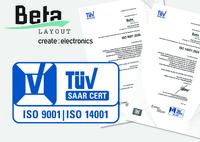 Beta LAYOUT erhält Zertifizierung für Umweltmanagement