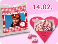 Herzige Fotogeschenke zum Valentinstag von printeria
