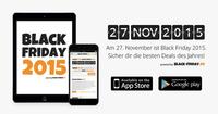 Black-Friday.de präsentiert: Die Black Friday 2015 App - Jetzt kostenlos im App Store und bei Google Play