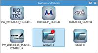 Der Analysenmanager in der der Diagnosesoftware B4C der Firma BioSciTec GmbH