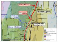 Gold Terra Starts Drilling on High-Grade Yellorex Gold Zone, Campbell Shear South of Con Mine and Reports on Assay Results for Crestaurum North and Ranney Hill Areas, Northwest Territories