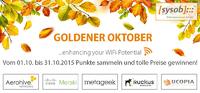 Belohnung für WLAN-Projekte: sysob sorgt für einen "Goldenen Oktober"