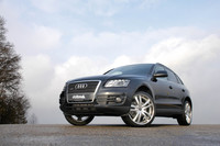 Sicherheit und Eleganz: delta-Alurad mit Edelstahlanfahrschutz für den Q5 von Audi