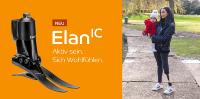 Die Innovation: ElanIC ist der weltweit leichteste, wasserfeste hydraulische Knöchelgelenksfuß mit Mikroprozessorsteuerung