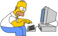 Homer Simpson versendet Trojaner