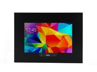 Tablethalterung für den Wandeinbau mit Homebutton-Zugang für das Samsung Galaxy Tab