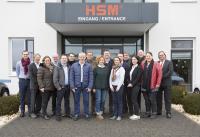 Bürobedarfshändler Ashton Feucht & Büro Mix zu Besuch bei HSM