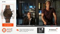 Fossil Hybrid Smartwatches werben im linearen TV mit interaktiven Produktinformationen