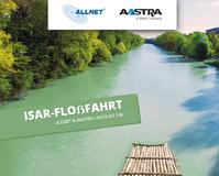 ALLNET und Aastra laden zur gemeinsamen Isar-Floßfahrt
