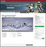 Antriebsauswahl im Internet mit dem maxon selection program