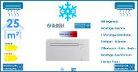 Unico Air Inverter 8 HP Monoblock-Klimagerät 1,8kW Kühlen und Heizen für 1 Zimmer mit 25 m² Fläche