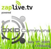 OXID Commons im Live-Stream auf zaplive.tv