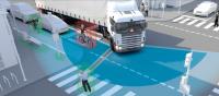 Kühl-Lkw mit Abbiegeassistent - weniger Stress für den Fahrer, mehr Sicherheit im Verkehr