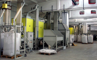 Novel recycling system for mixed plastics from electronic waste