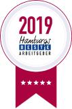 novomind mit Fünf-Sterne-Auszeichnung bei "Hamburgs beste Arbeitgeber 2019"