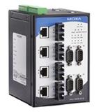 Kombi-Geräteserver/ Ethernet Switch mit 8 Ethernet- und 4 seriellen Schnittstellen
