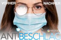 Neu: Antibeschlag-Brillenputztuch schützt bis zu 12 Stunden