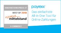 Payrexx ist «BEST OF E-COMMERCE» beim Innovationspreis-IT 2018