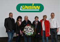 UNSINN-Firmengründer Leonhard Unsinn feiert seinen 85. Geburtstag