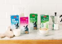 El envase de cartón con reducción de co2 de SIG ahora se utiliza para la marca de leche UHT Milsani
