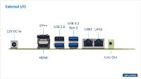 Advantech stellt Mini-ITX Motherboard AIMB-218 mit "Elkhart-Lake"-Plattform vor - dem brandneuen Intel Atom® Prozessor x6000E für AIoT-Edge-Computing