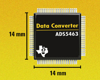 Texas Instruments stellt den leistungsstärksten und kleinsten ADC mit 12 Bit Auflösung und 500 MSPS vor