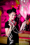 Passende Faschings-Deko mit herrlich bunten Luftballons!