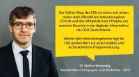 Trusted Shops-Check: Die Online-Parteienshops sind für die heiße Phase des Wahlkampfs gerüstet wie noch nie