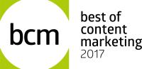 Wettbewerb Best of Content Marketing 2017: Shortlist mit 227 Nominierten und 54 Goldpreisträgern