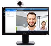 ViewSonic präsentiert VG2437Smc mit integrierter Webcam - Videokonferenzen bequem vom Desktop aus