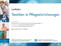 Leitfaden "Textilien in Pflegeeinrichtungen"