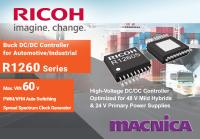 New Product: R1260 Series, 60 V Buck DC/DC Controller with Synchronous Rectification and VFM/PWM Control Suitable for Use in Automotive and Industrial Applications