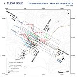 TUDOR GOLD durchschneidet 0,97 g/t Gold Eq über 1.320 Meter, einschließlich 1,38 g/t Gold Eq über 556,5 Meter im nordwestlichen Step-Out Bohrloch GS-21-113-W2. Dieses Bohrloch endete in einer starken Mineralisierung mit 2,34 g/t Gold Eq über 57 Meter