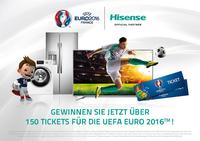 Hisense verlost als globaler Sponsor Tickets für die UEFA EURO 2016™