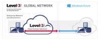 Level 3 und Windows Azure kooperieren um globalen Unternehmen schnelle und zuverlässige Cloud-Services bereitzustellen