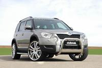 Vom Hobby-Off-Roader zum Szene-Wagen: Der süddeutsche Geländewagenspezialist delta4x4 stellt den Skoda Yeti auf 22-Zoll-Räder
