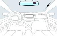 Albrecht DR 58: Der erste DAB+ Autoradio Adapter für den Rückspiegel im Fahrzeug