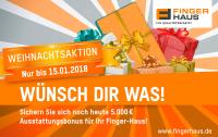 Weihnachtsaktion von FingerHaus - Stattlicher Bonus für Häuslebauer