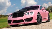 Vitesse Rosé - eine auf drei Exemplare limitierte Mansory Sonderserie des Bentley Continental GT Speed
