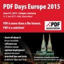 PDF Days Europe 2015 - Nicht verpassen!