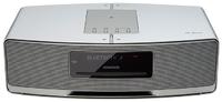 Kenwoods neues Audiosystem K-575BT kombiniert Bluetooth-Modul, CD-Player, RDS-Tuner und zwei Lautsprecherboxen in einem kompakten Alu-Gehäuse