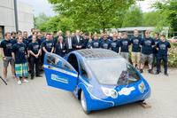 Forschungskooperation von Hochschule Bochum und ThyssenKrupp Steel Europe: Elektrofahrzeug "ThyssenKrupp SunRiser" geht neue Wege beim Bau von Solarmobilen - Vorbereitungen für Start bei Weltmeisterschaft in Australien laufen