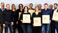 Langjährige Betriebszugehörigkeit: Die IT-HAUS GmbH ehrt Jubilare