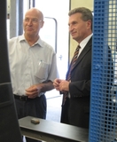 Ministerpräsident Günther Oettinger zu Gast bei Hermann BLECHTECHNIK, Schorndorf