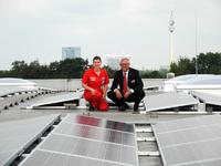 HELLWEG Bau- und Gartenmarkt in Dortmund-Hacheney nutzt Solarstrom-Anlage von Conergy