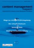 Content Management Magazin jetzt als E-Paper
