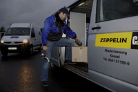 Night Star Express beliefert Serviceorganisation der Zeppelin Baumaschinen GmbH
