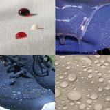Invisible protective shield against dirt: Biodegradable nanoparticles seal textiles permanently