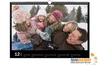 Photo calendars on real photo paper in "dot-free" professional print quality