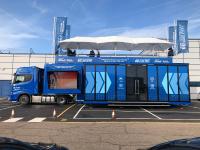 Schuler liefert einen neuen Promotion und Event Truck für die FORD UK Kampagne "Go Electric"